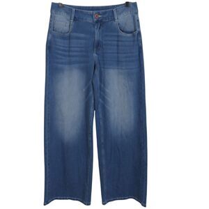 Halara Flex Low Rise Multi Pocket Stretchy Baggy Wide Leg Jeans Size Medium